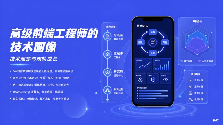 高级前端工程师 · 技术画像