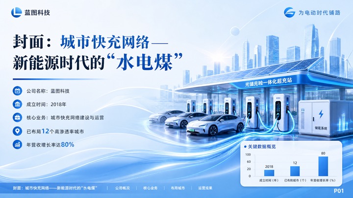 城市快充网络 · 新能源时代的水电煤